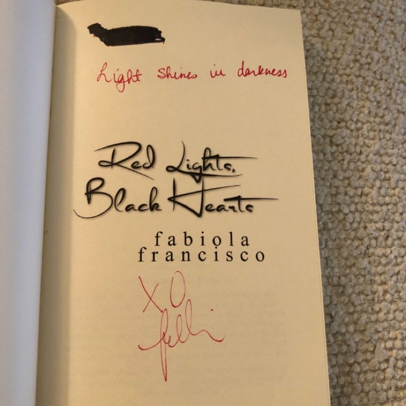 Red Lights, Black Hearts - Signed copy 
