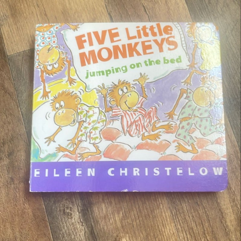 Five Little Monkeys Jumping on the Bed Board Book