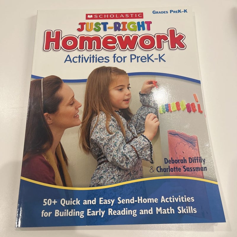 Just-Right Homework Activities for PreK-K