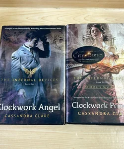 Clockwork Angel & Clockwork Princess 2 Hardcover bundle