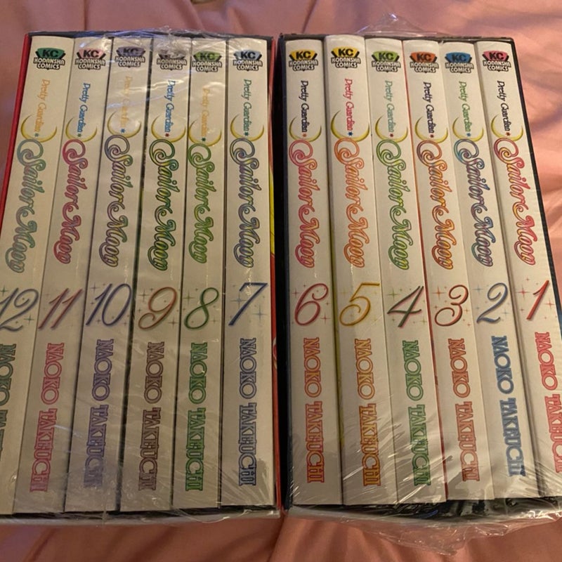 Sailor Moon Box Sets 1 & 2 volumes 1-12 RARE OOP