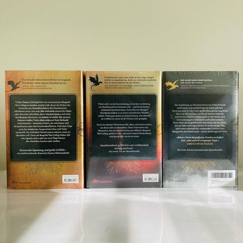 Fourth Wing, Iron Flame & Onyx Storm GERMAN Special Editions