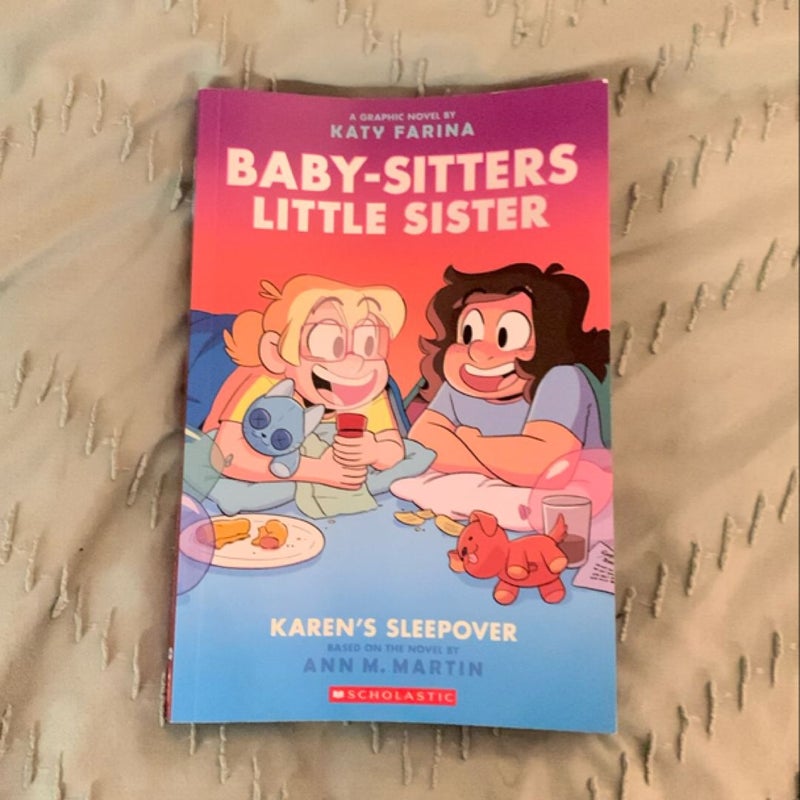 Karen's Sleepover: a Graphic Novel (Baby-Sitters Little Sister #8)