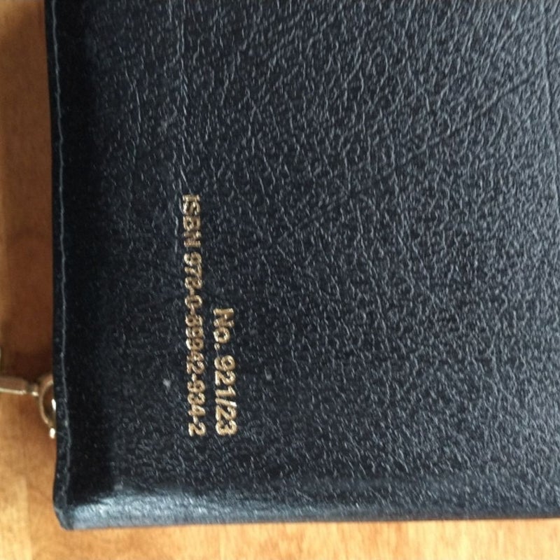 St Joseph Weekday Missal zipper leather