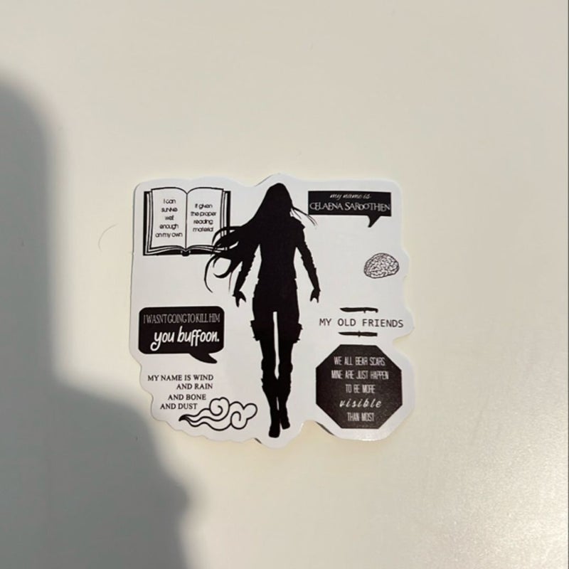 Throne of Glass sticker