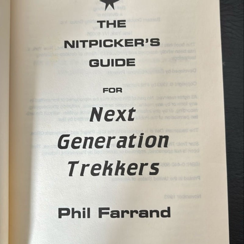 The Nitpicker’s Guide for Next Generation Trekkers