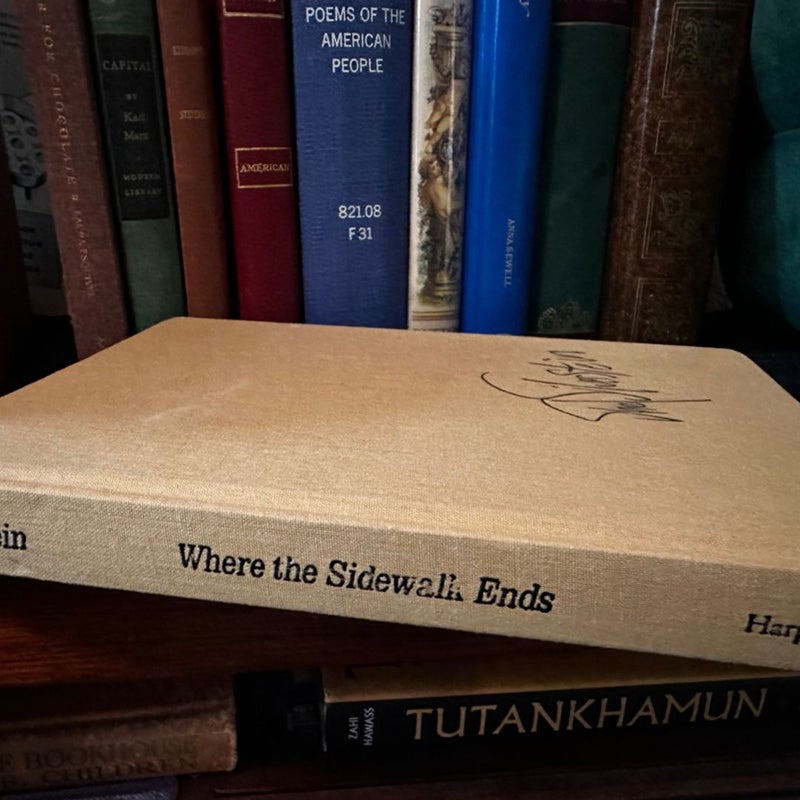 WHERE THE SIDEWALK ENDS by SHEL SILVERSTEIN 1st FIRST EDITION 1974 HARDCOVER