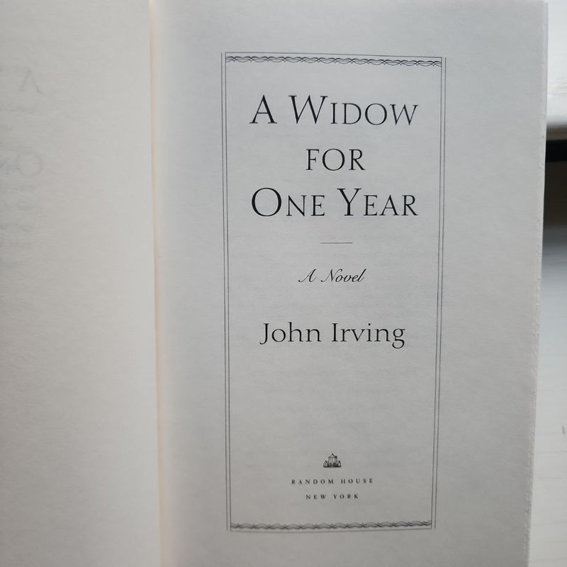 A Widow for One Year