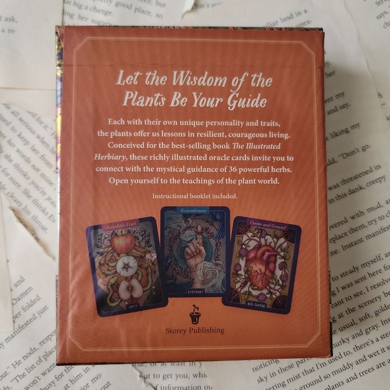 The illustrated Herbiary Oracle Cards