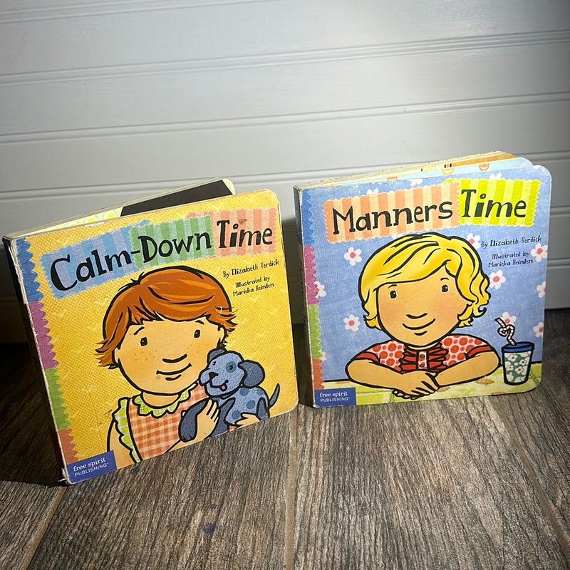 Manners Time & Calm-Down Time Book Bundle