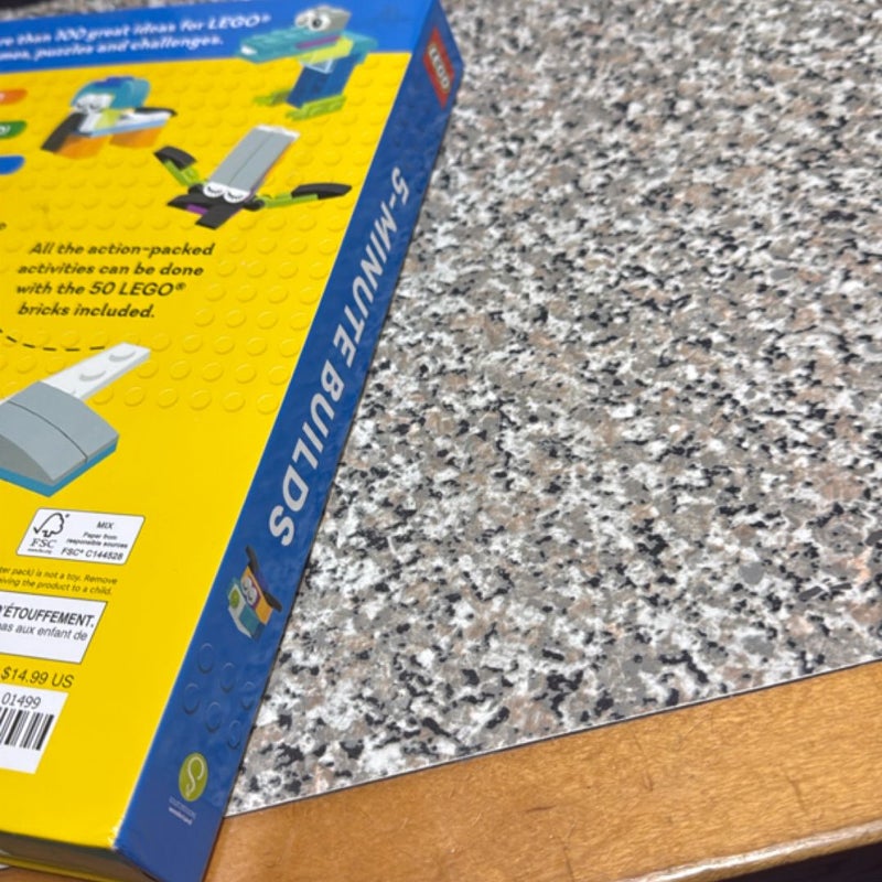LEGO® Books. 5-Minute Builds includes legos