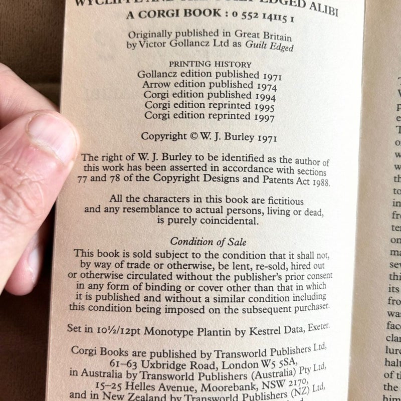 Wycliffe and the Guilt Edged Alibi  1464