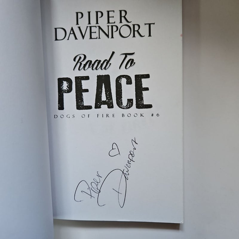 Road to Peace Signed Copy