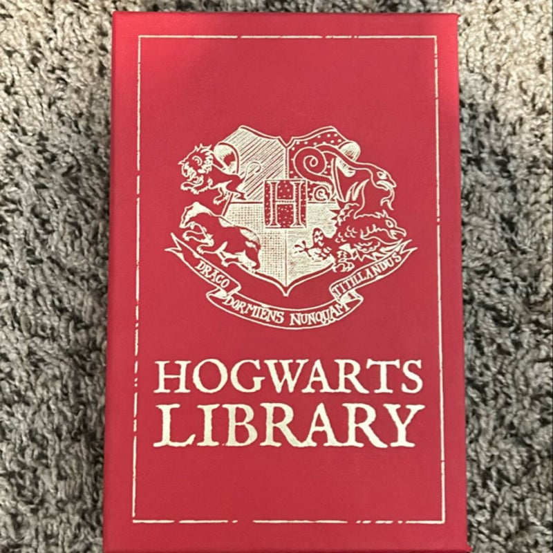 The Hogwarts Library Boxed Set Including Fantastic Beasts and Where to Find Them