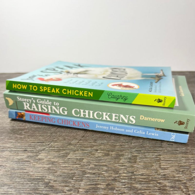 Raising Chickens book bundle