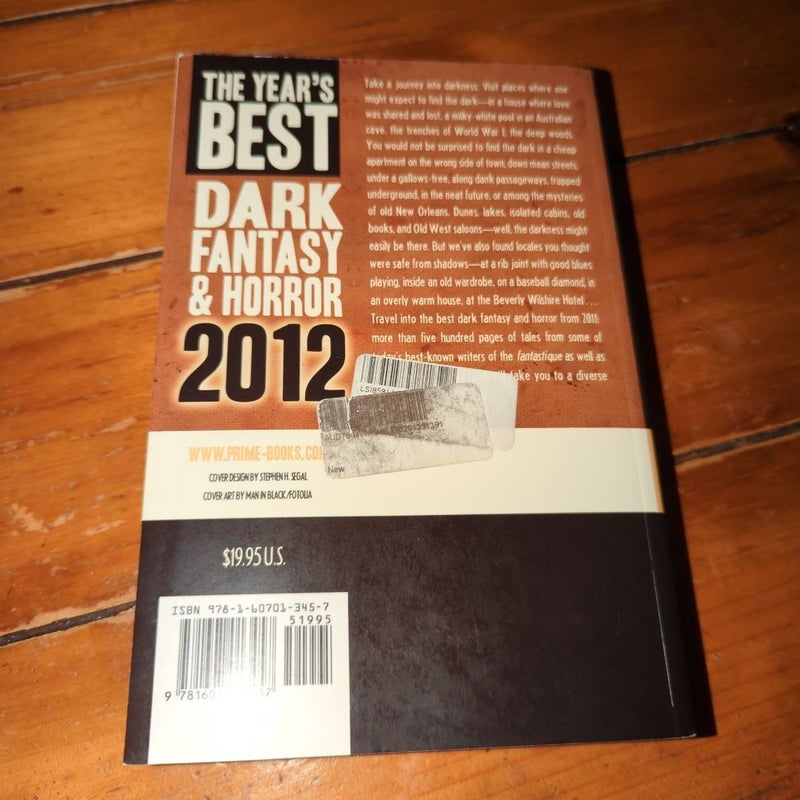 The Year's Best Dark Fantasy and Horror 2012 Edition