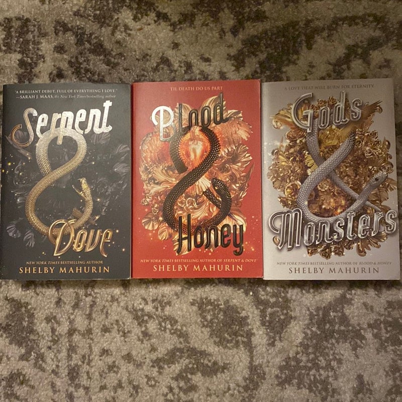 Serpent & Dove/Blood & Honey/Gods & Monsters BUNDLE