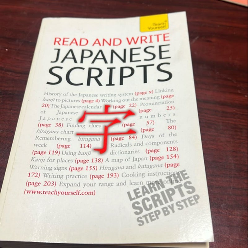 Read and Write Japanese Scripts