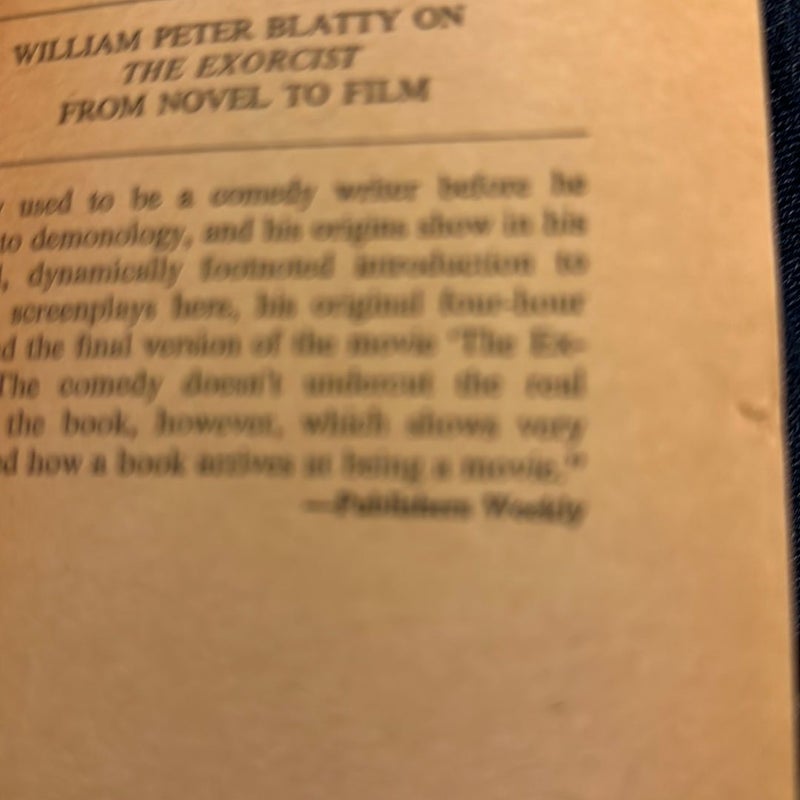 William Peter Blatty on The Exorcist Vintage Book