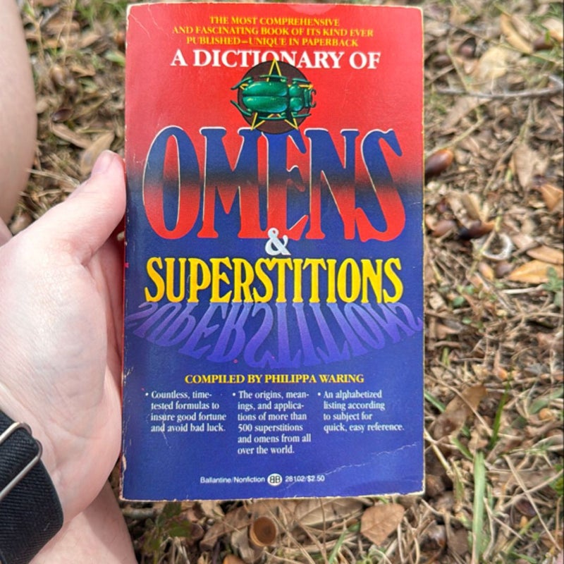 A dictionary of Omens and superstitions