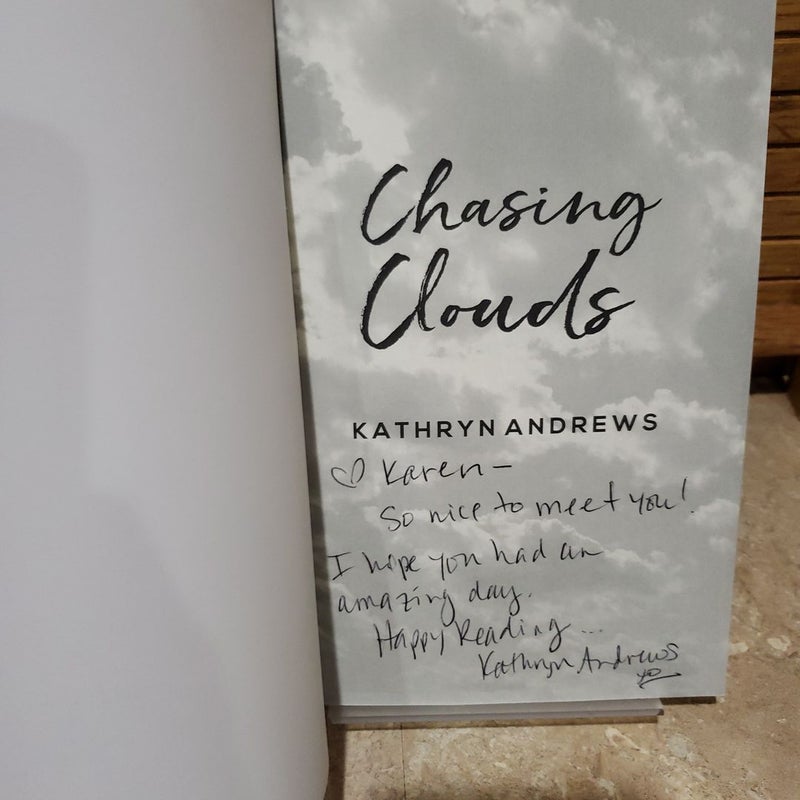 Chasing Clouds (signed and personalized)