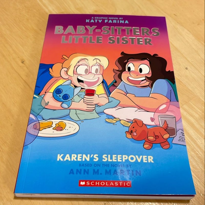 Karen's Sleepover: a Graphic Novel (Baby-Sitters Little Sister #8)