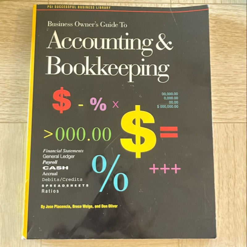 Business Owner's Guide to Accounting and Bookkeeping