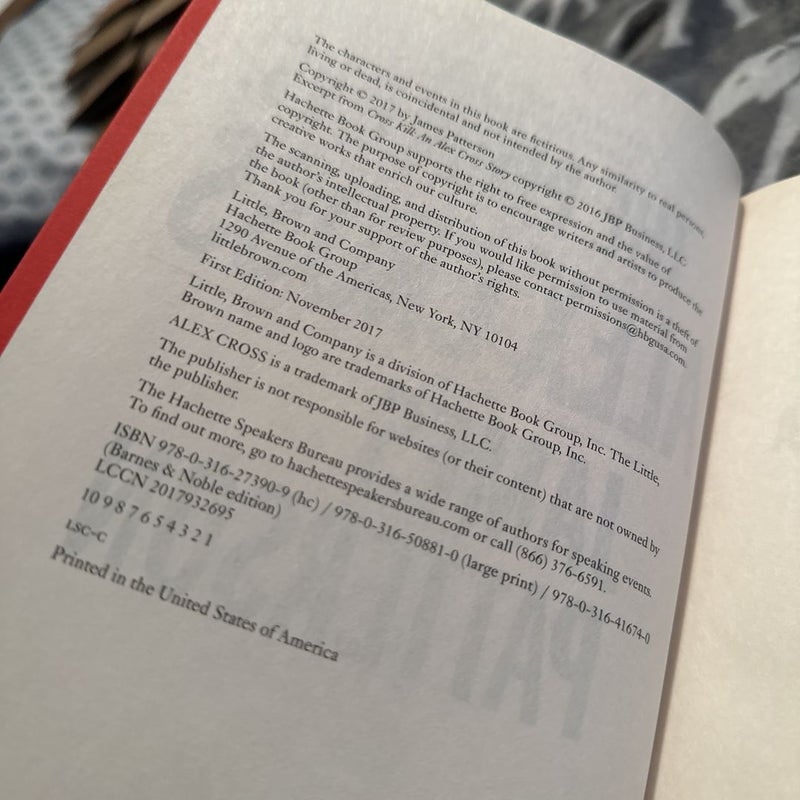 (Out Of Print Barnes and Noble Edition) The People Vs. Alex Cross