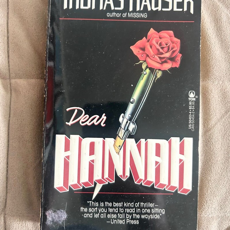 Dear Hannah  4343