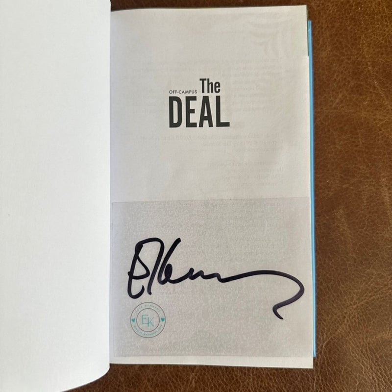 The Deal by Elle Kennedy French special Edition signed