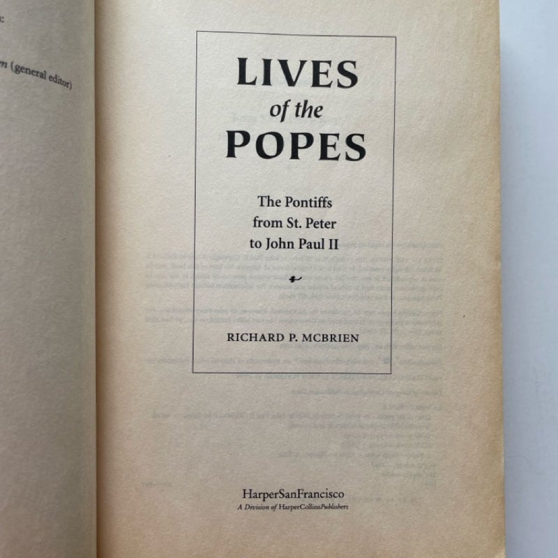 Lives of the Popes