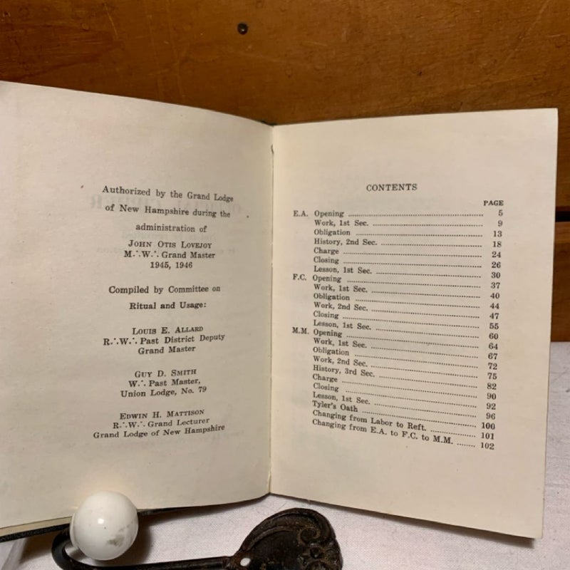 Freemason Official Cipher Book 1948