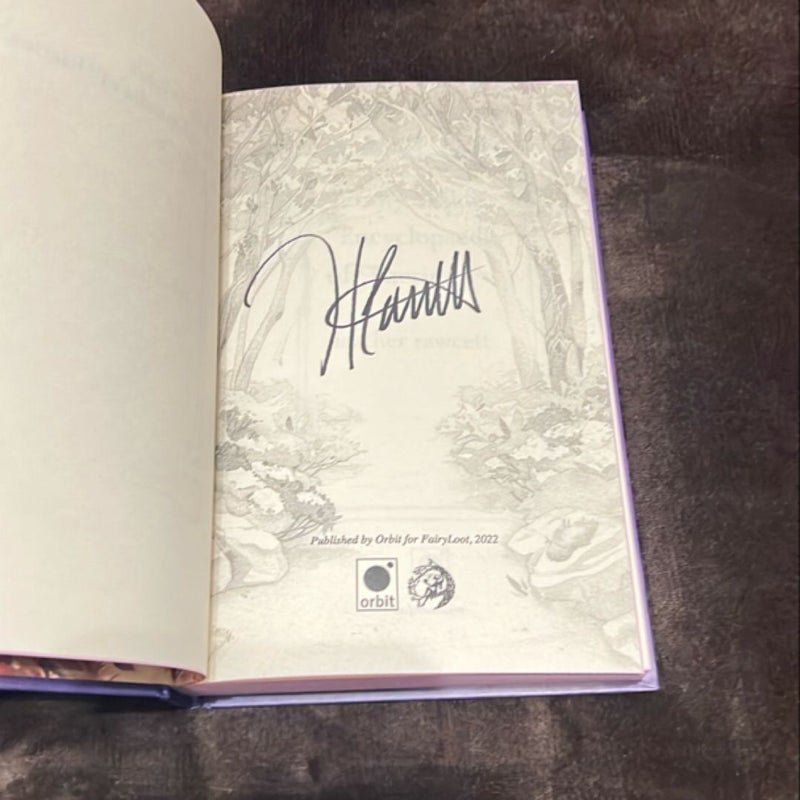 Fairyloot “Emily Wilde’s Encyclopaedia of Faeries” - signed exclusive 