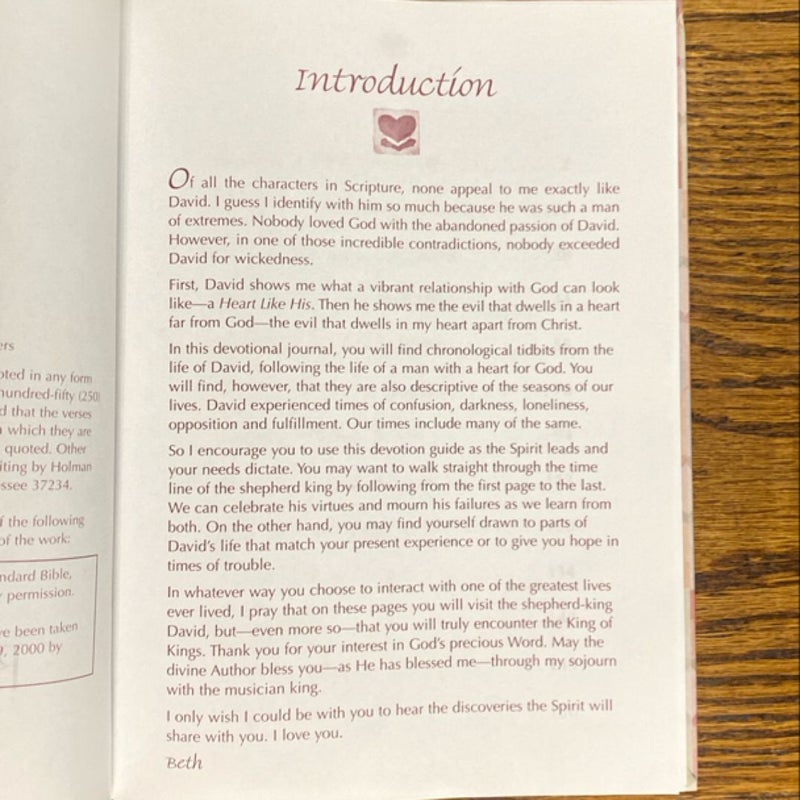 A Heart Like His - Devotional Journal