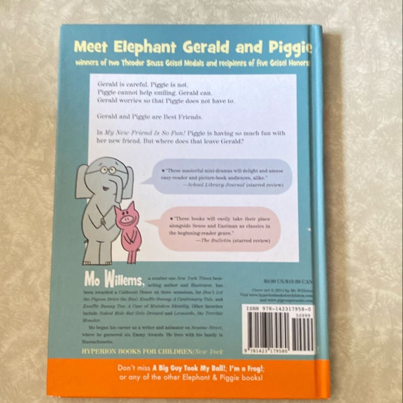 My New Friend Is So Fun!-An Elephant and Piggie Book