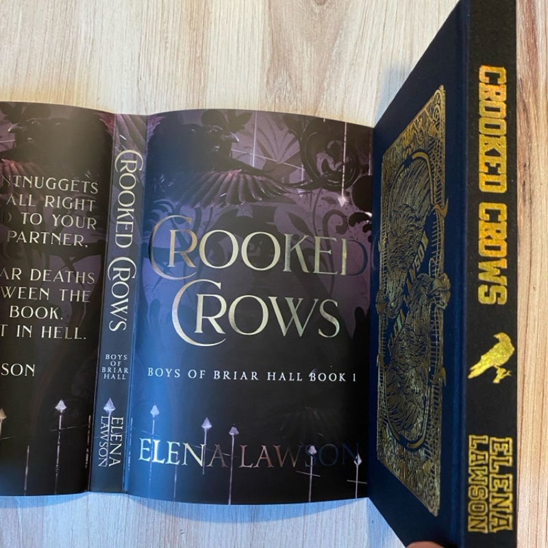 Crooked Crows - signed Baddies Book Box edition 