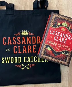 HAND SIGNED Sword Catcher by Cassandra Clare and Book Tote