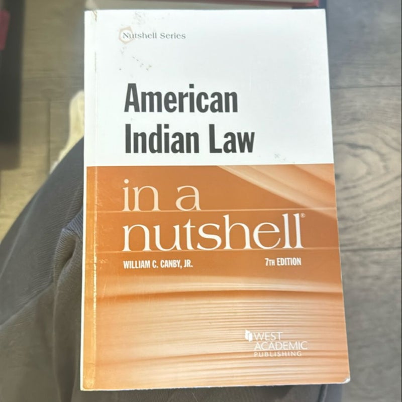 American Indian Law in a Nutshell