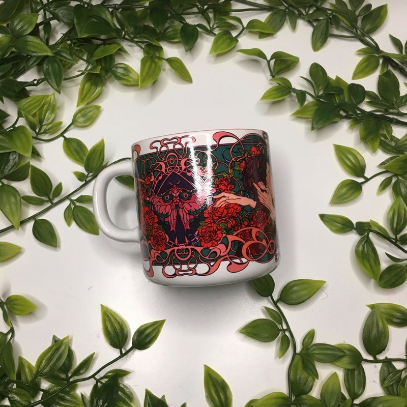 The Crimson Moth Ceramic Mug FairyLoot Exclusive 