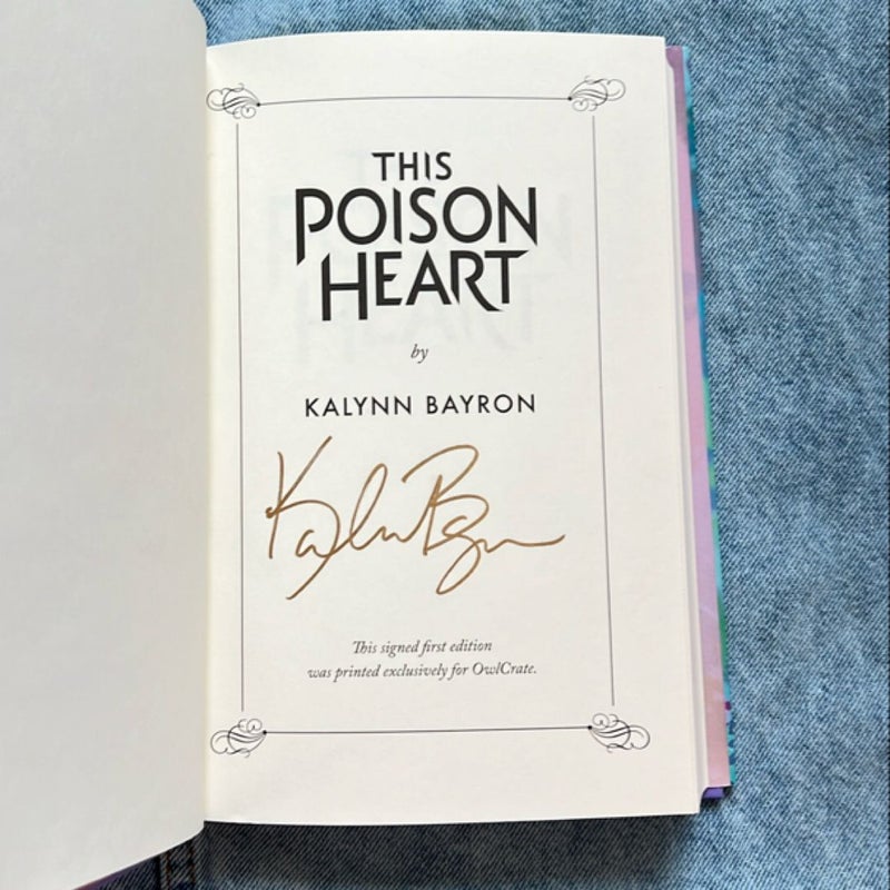 This Poison Heart (Signed!) 