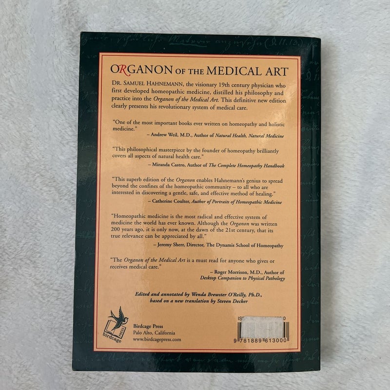 Organon of the Medical Art