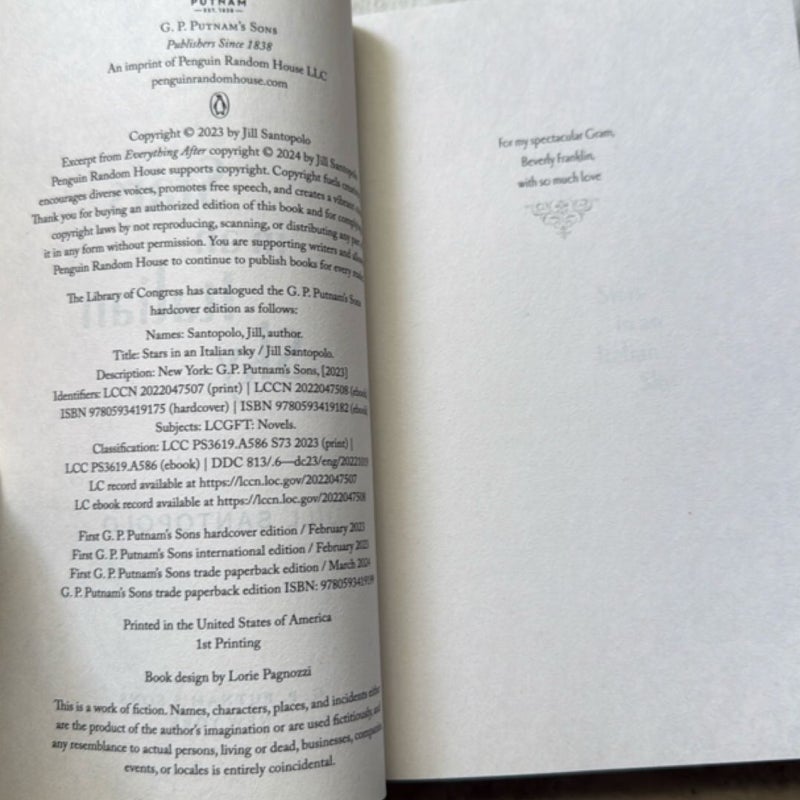 Stars in an Italian Sky