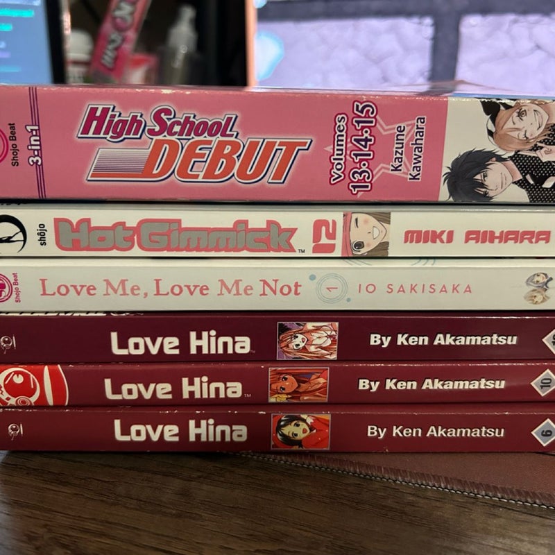 Shoujo Manga Lot (High School Debut, Love Hina, etc.)