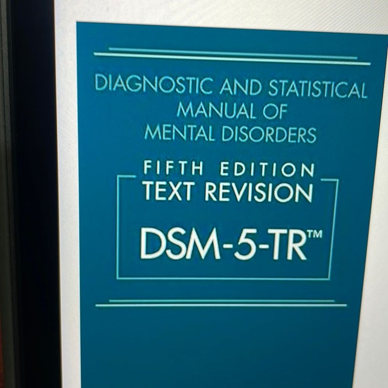 Diagnostic and Statistical Manual of Mental Disorders, Fifth