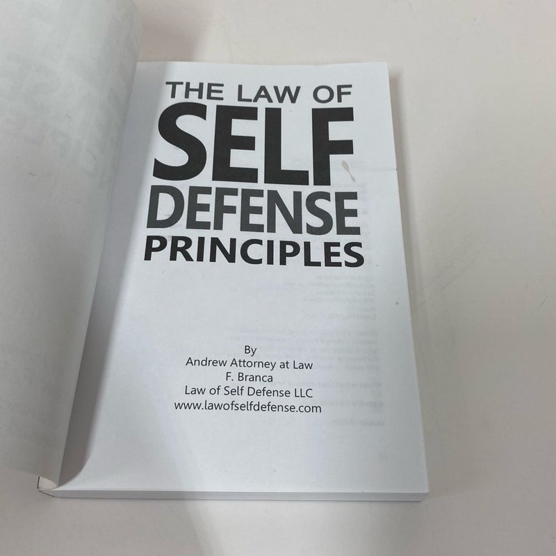 The Law of Self Defense, 3rd Edition