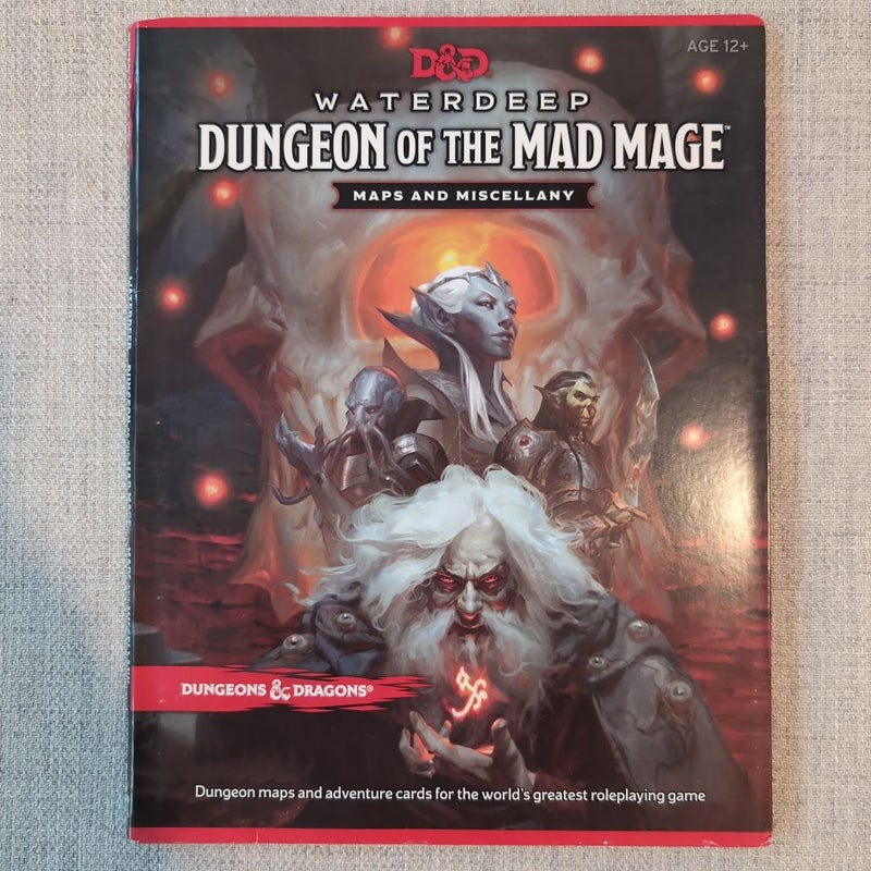 Dungeons and Dragons Waterdeep: Dungeon of the Mad Mage Maps and Miscellany (Accessory, d&d Roleplaying Game)