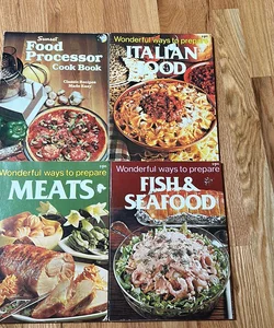 Lot of 4 paperback cookbooks 