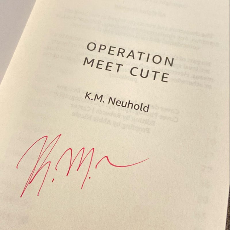 Operation Meet Cute - SIGNED