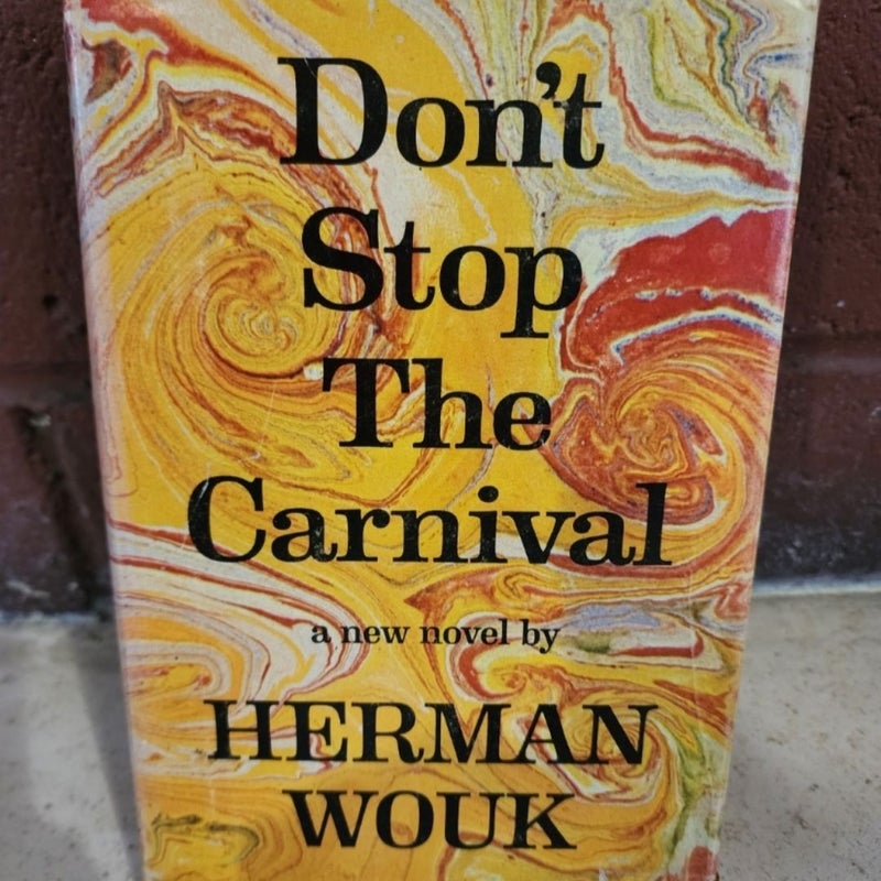 Don't Stop The Carnival By Herman Wouk Hardcover Book 1965 First Edition