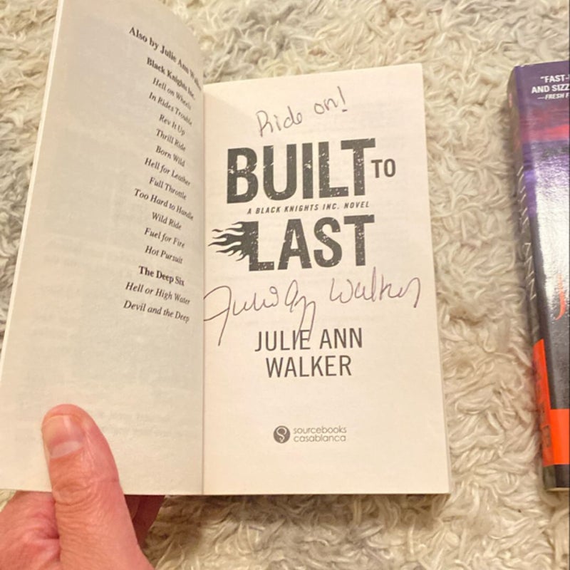 Built to Last and Hell or High Water (Signed)